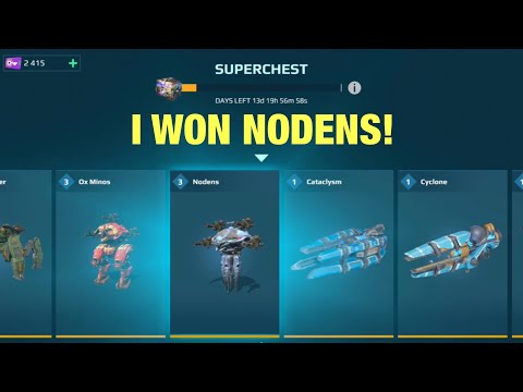 I Won Nodens! War Robots Gold Chest & Super Chest Opening (Apr 2021)