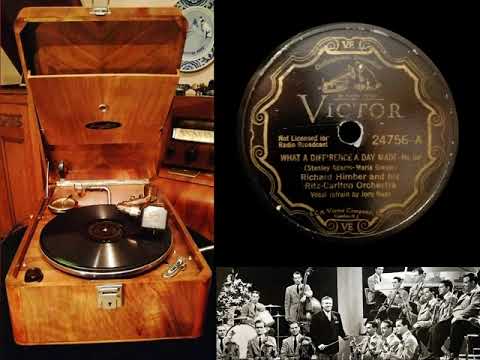 What a Difference a Day made  -  Richard Himber and his Ritz Carlton Orchestra  -  Triumphon