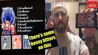 Let's look at the list of games on the Sega Megadrive 196 in 1 multicart