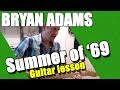 How To Play Summer Of 69 On Guitar Bryan Adams Guitar Lesson 37
