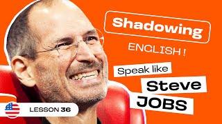 Shadowing with STEVE JOBS - Business English Vocabulary (lesson #36)