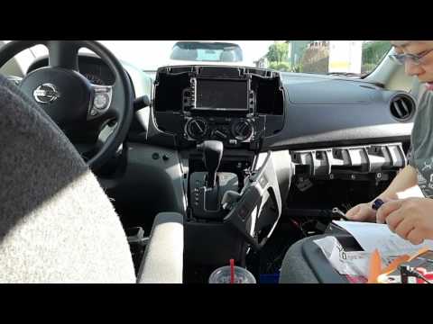 Nissan NV200 radio head unit installation