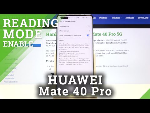 How to Use Screen Reader on HUAWEI Mate 40 Pro - Turn On Screen Reader