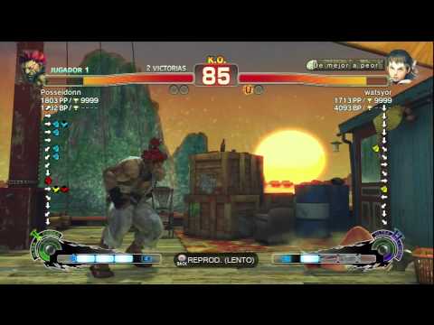 SSF4 AE 2012 HD-Posseidonn (Akuma) VS watsyor(Sakura)