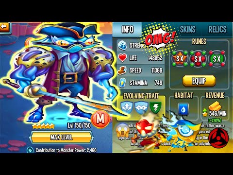 🔴Monster Legends: Mitico CRUSTY level 150 F2P vs VOLTAIK REKKA review combat Pvp Skin