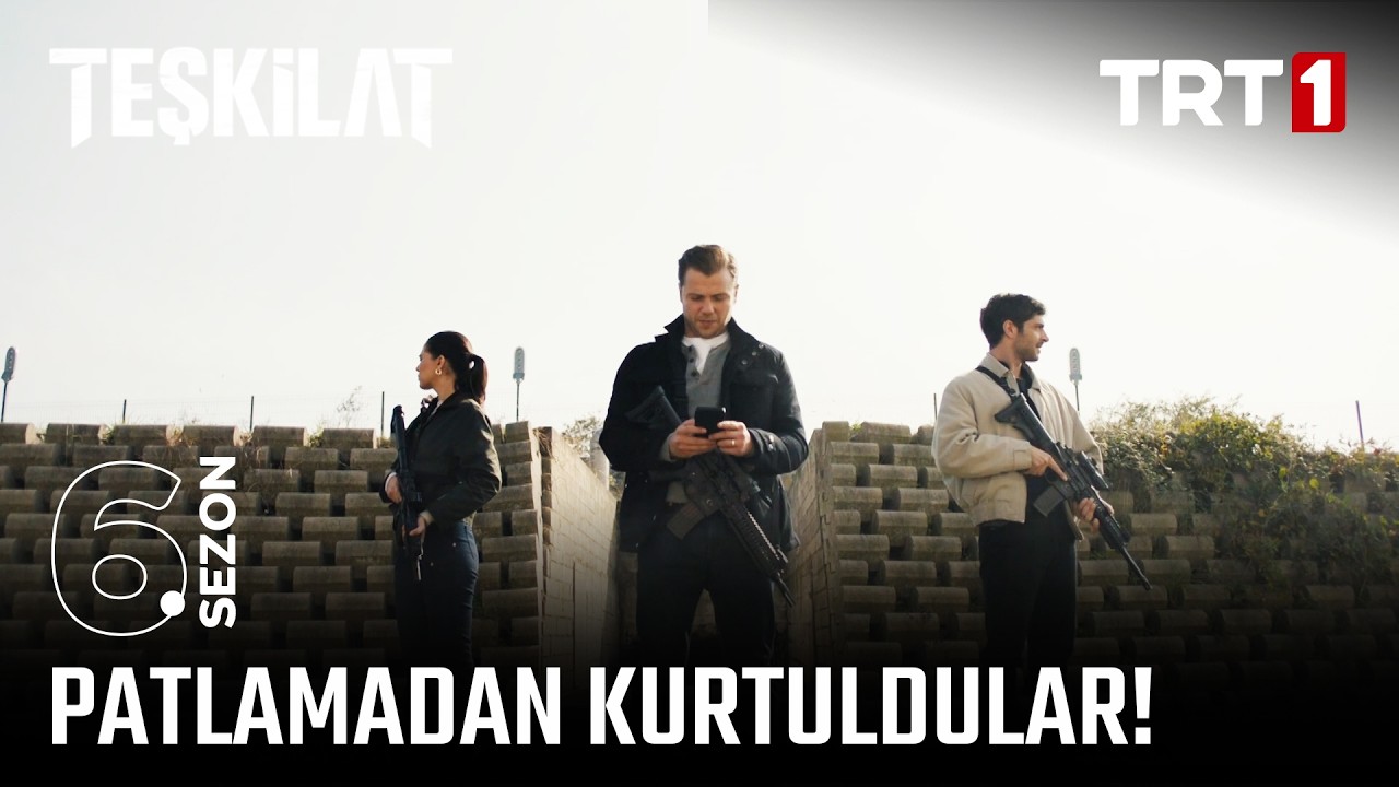 Ekip, depodan sağ salim çıktı! - Teşkilat Özel Sahneler
