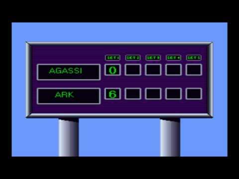 Andre Agassi Tennis Super Nintendo