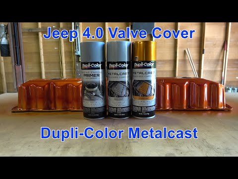 Dupli-Color Metalcast On A Jeep 4.0 Valve Cover (XJ, TJ, CJ, YJ, LJ)