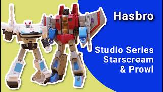 Hasbro Transformers Studio Series 86 Prowl and Starscream Figures REview