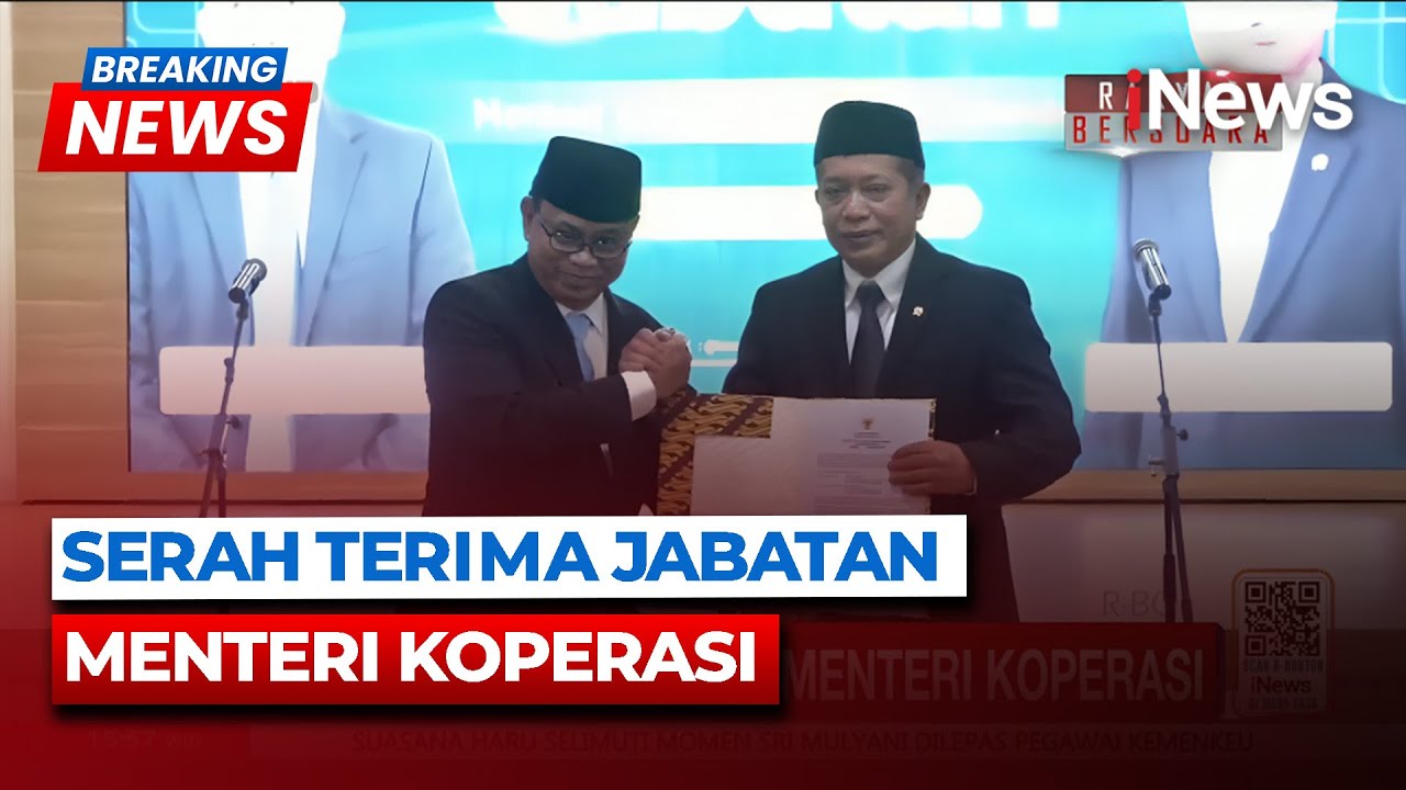 🔴BREAKING NEWS Serah Terima Jabatan Menteri Koperasi, Ferry Juliantono Gantikan Budi Arie | 09/09