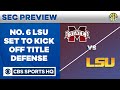 LSU vs Miss St SUPER PREVIEW | CBS Sports HQ