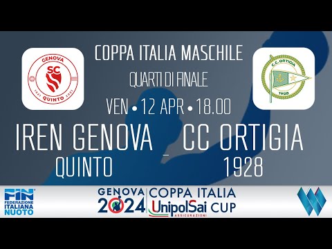 COPPA ITALIA MASCHILE 23/24 - Quarti di finale: IREN GENOVA QUINTO - CC ORTIGIA 1920