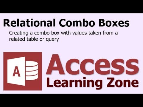Microsoft Access Relational Combo Boxes