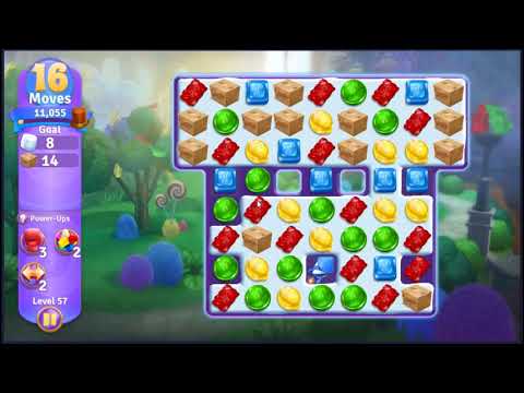 Willy Wonkas Sweet Adventure Level 57 - NO BOOSTERS 🍫 | SKILLGAMING ✔️