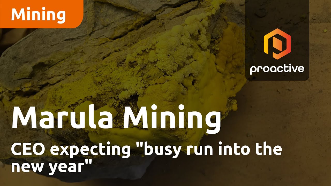 Marula Mining CEO expecting "busy run into the new year"