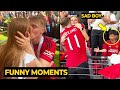 Hojlund's funny moments ignoring young fans for kissing with his girlfriend | Man Utd News