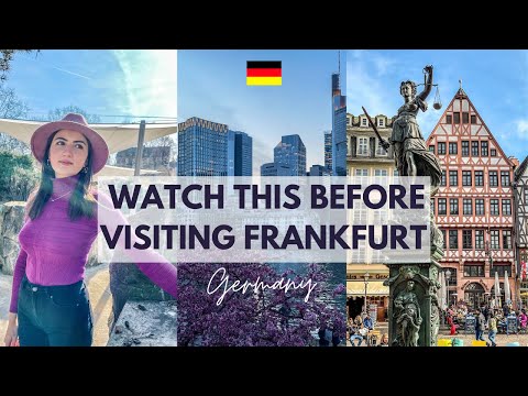 MELHORES LUGARES PARA VISITAR EM FRANKFURT - ALEMANHA!