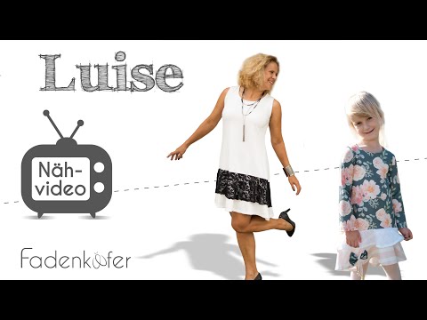 Nähanleitung Kleid/Tunika Luise für Damen und Kinder