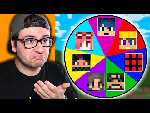 LA RUOTA degli YOUTUBERS FAMOSI su MINECRAFT