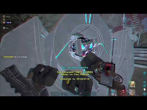 ARK Official Small Tribes I TERROR I Raiding Crouch Bear Cave