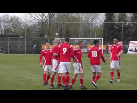 2017-04-23 Unitas'59 1 tegen Lierop 1, uitslag 10-0 wedstrijdbeelden