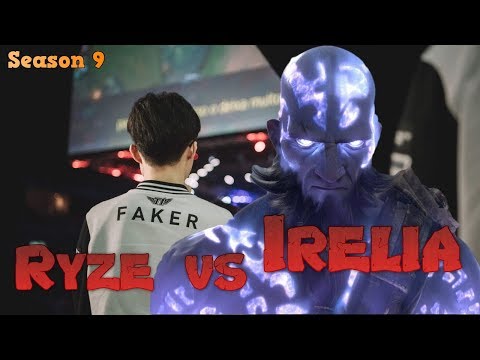 Faker - Ryze vs Irelia Mid - Patch 9.20 LoL Season 9 KR Ranked | League of Legends Replays