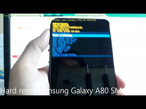 Hard reset Samsung Galaxy A80 SM-A805F