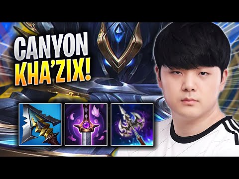 CANYON IS A GOD WITH KHA'ZIX! - DK Canyon Plays Kha'zix JUNGLE vs Graves! | Season 2023