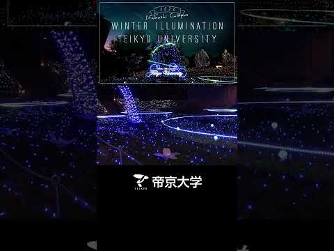 【帝京大学】Winter Illumination Teikyo University 2023【名所 & 穴場】#帝京大学 #板橋キャンパス #イルミネーション #帝京 #帝京大学医学部附属病院