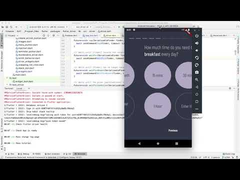 [HabitApp] Flutter integration test demo