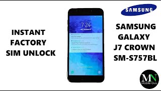 SIM Unlock Simple Mobile / Family Mobile Samsung Galaxy J7 Crown For Use On GSM Carriers!