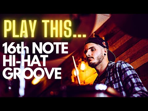 TRY THIS AWESOME 16TH NOTE HI-HAT GROOVE...(BEATS & BOBS #1)
