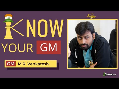 Happy Birthday to M.R.Venkatesh | Know Your GM