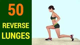 Download lagu 50 Reverse Lunges Challenge [Great Legs and Butt Exercise!] mp3