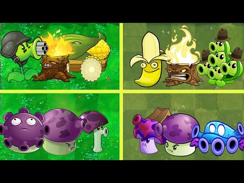 Random Team Plant PvZ 1 vs PvZ 2 - Who Will Win? - Plants Vs Zombies Battlez