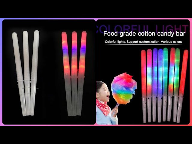 Vídeo relacionado con Kimimara Barritas luminosas de fibra - 12 coloridas barritas luminosas LED con pilas, juguetes infantiles para fiestas nocturnas, discotecas, conciertos, clubes y bodas