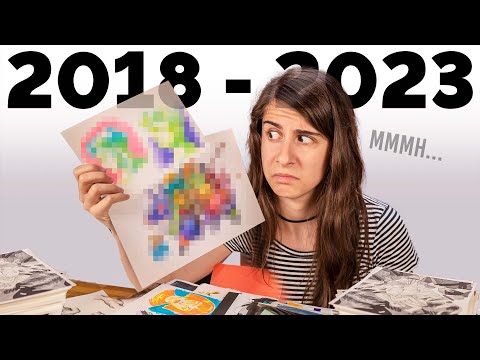 I miei DISEGNI in 5 anni: sono migliorata? 🐸