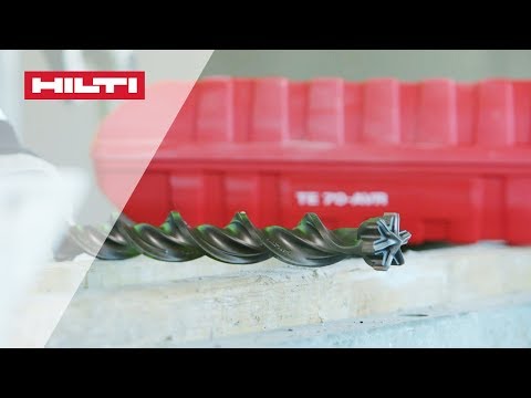 INTRODUCING the new Hilti TE-YX SDS-Max hammer drill bit