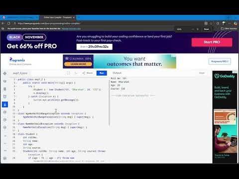 7 Exception Handling In Java Using Eclipse Ide