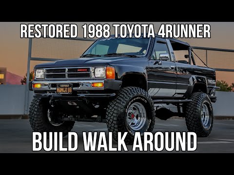 Restored 1988 Toyota 4runner Full walkaround