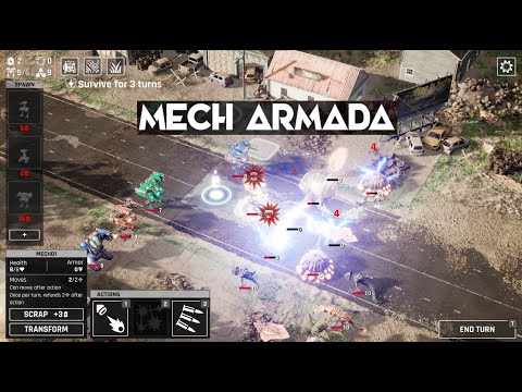 Mech Armada - a fun mech roguelike where you can customize your mechs to fit your needs