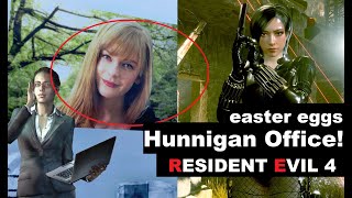 Resident Evil 4 Remake easter eggs hunnigan office