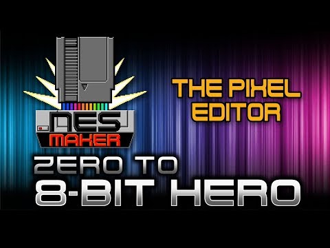 NESmaker - Getting Started, 1: The Pixel Editor