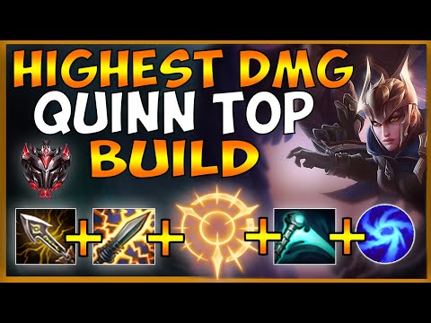 HIGHEST DMG QUINN BUILD TO CARRY GAMES (BEST LATE GAME) - League of Legends