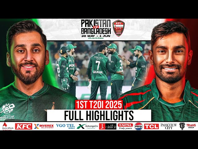 Full Highlights | Pakistan vs Bangladesh | 1st T20I, 2025 | PCB | M2N1A