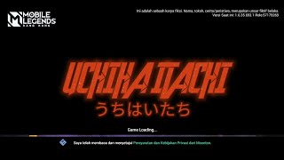 Loading Screen Mobile Legends X Uchiha Itachi  DJ 