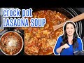 Crockpot Lasagna Soup With Spaghetti Sauce