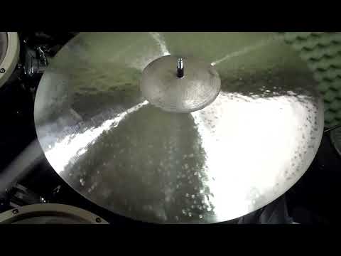 21 RB OH Ride, 2390g - post extra OH rounds - Handcrafted cymbals by Craig Lauritsen