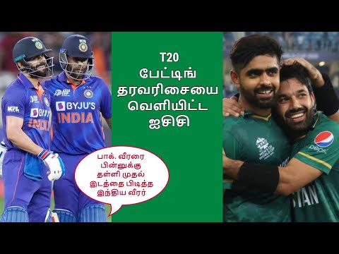 t20 batting rankings 2022 | cricket updates tamil