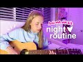My REAL Summer Night Routine Productive